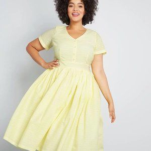 Modcloth fabulous fit and flare dress